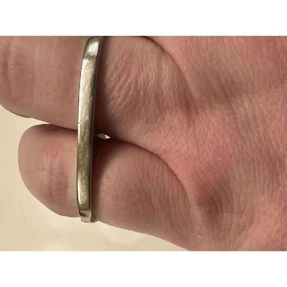 HOORSENBUHS 18K Solid White Gold Double Knuckle Ring 10 Gr - Picture 4 of 8